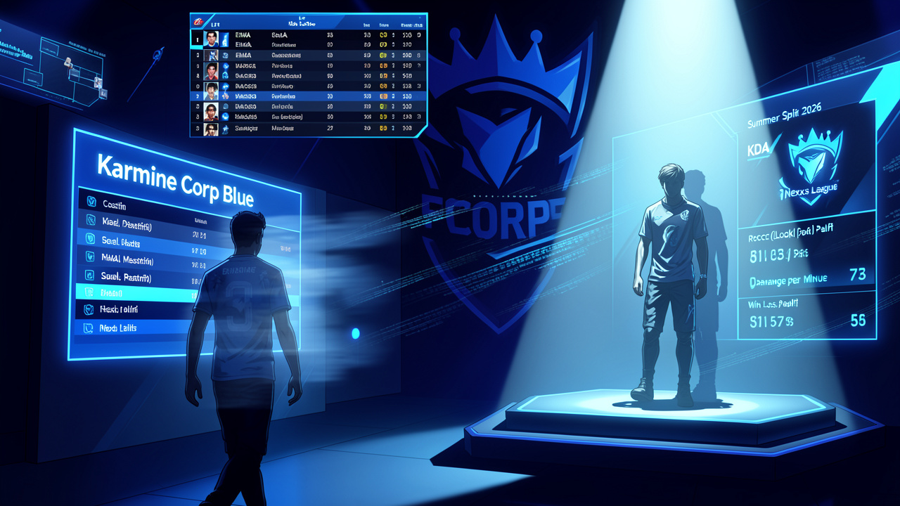 Karmine Corp Blue afasta Hazel da carry, promove Looki de forma permanente para LFL 2026